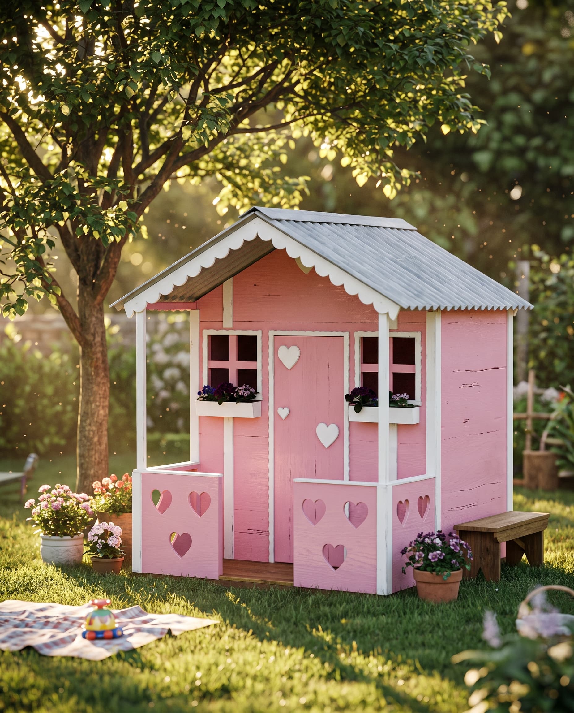 Casinha de Brincar — Rosa Encantada — imagem 1