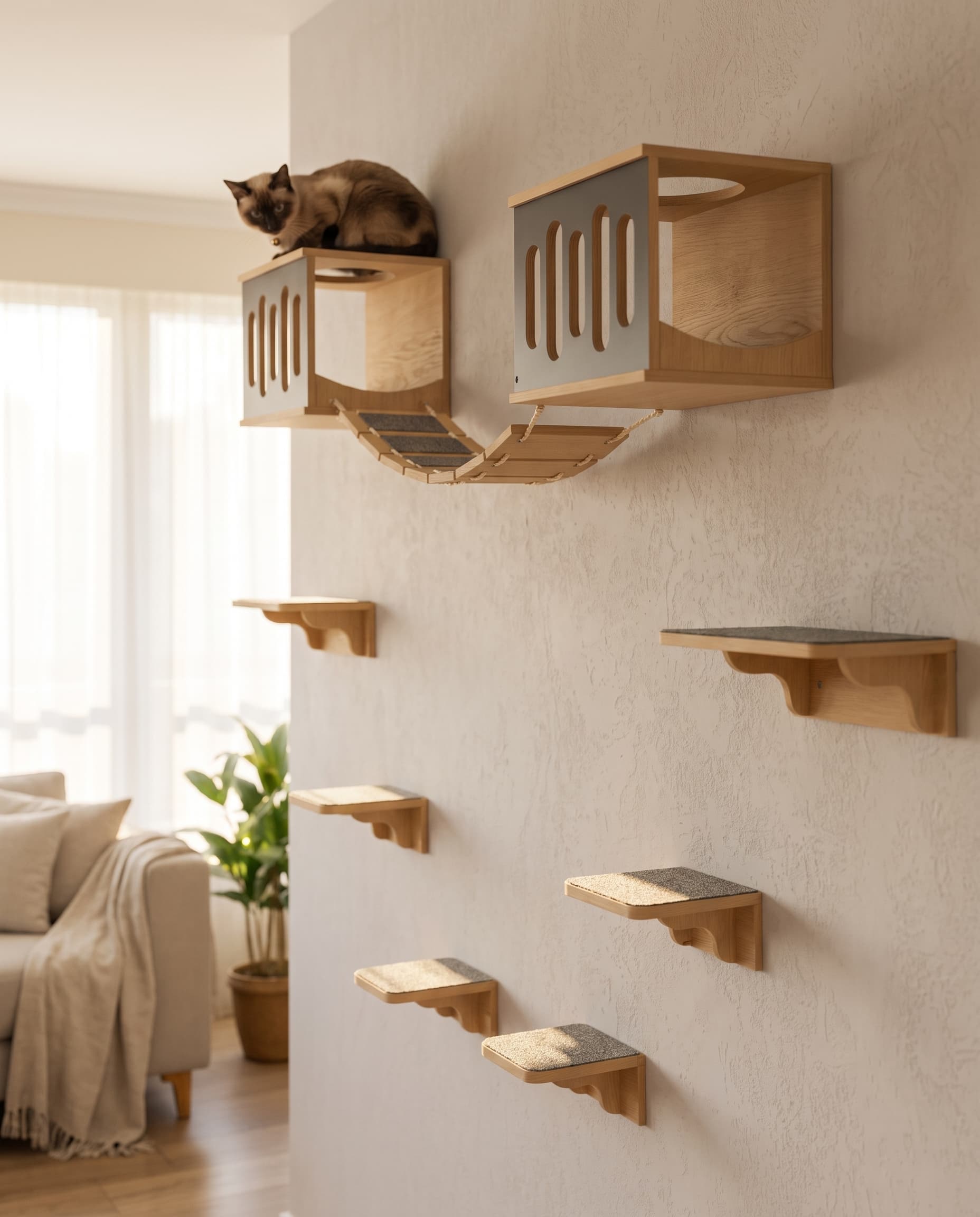 Playground de Parede para Gatos — imagem 1
